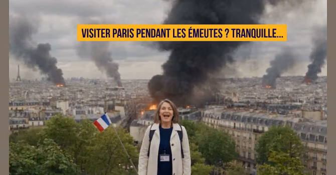 Paris Emeutes Tourisme