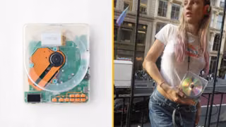 Lecteur CD Transparent