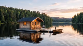 Cabane Sur Eau